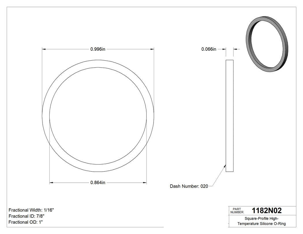 Technical drawing - 1182N02